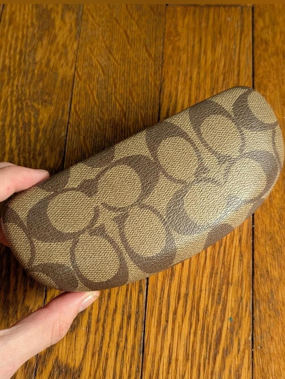 Vintage Coach Hard Clamshell Sunglasses Case
